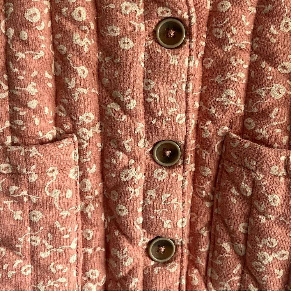 Jessica Simpson Pink Floral Quilted Jacket - Picture 7 of 8